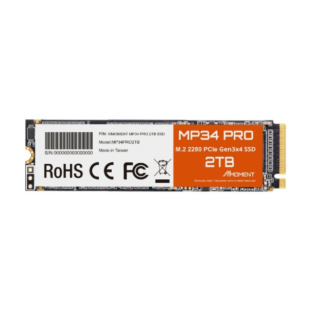価格は安く Gen3 PCIe PRO MP34 x4 SSD-MOMENT 2280 M.2 DJ機材